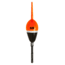 Thill Weighted Float w/UPC 1 1/8in Oval 5-1/2in Spring Black/Fluorescent Orange Top, UWF598