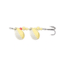 Thomas Fishing Lures Double Spinn In-Line Spinner, 1 3/4in, 1/5 oz, Nickel/Gold, S500NG
