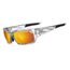 Tifosi Optics Duro w/ Clear, Smoke Bright Blue, Smoke/Red Glare Guard Lenses, Crystal Clear Frame 1030105314