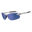 Tifosi Optics Seek FC Sunglasses, Metallic Silver Frame, Smoke Blue Lenses, 190400677