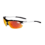 Tifosi Tyrant Sunglasses - Gloss Black Frame, Smoke Red/AC Red/Clear Lenses 0070100203