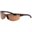 Timberland TB7069 Sunglasses w/ Cutout Detail, Metallic Dark Brown Frame &amp; Solid Brown Lens TB70690048E