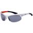 Timberland TB7069 Sunglasses w/ Cutout Detail, Metallic Silver Frame &amp; Solid Grey Flash Mirror Lens TB70690010A