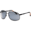 Timberland TB7073 Sunglasses, Satin Black Frame &amp; Solid Smoke Lens TB70730002C