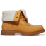 Timberland Fleece Lined Fold Down Boot - Womens, Wheat, 10, Medium, TB1A1KGC23110000M
