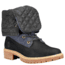 Timberland Jayne Mixed-Media Warm Gaiter Boots - Womens, Black Nubuck w/Grey NXt Wool, Medium, 6.5, TB0A1URS001-65-Medium