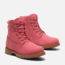 Timberland Linden Woods 6-Inch Lace-Up Waterproof Boot - Womens, Medium Pink Nubuck, 8.5, Medium, TB0A2PRVEAA08500M