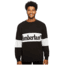 Timberland Men's Warner River Long Sleeve Retro Oversized Tee, Black, S, TB0A1MBW001-S
