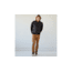 Timberland Men's Weir River Full Zip Mixed Media Hoodie, Black, M, TB0A1MBB001-M