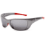 Timberland TB7054 Sport Sunglasses, Pearl Silver Frame &amp; Grey Flash Mirror Lens TB70540010A