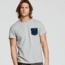 Timberland SS Kennebec Camp Multi S Tee, Medium Grey Heather TB0A1US5052-M