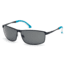 Timberland TB9043 Sunglasses - Matte Blue Frame Color, Smoke Polarized Lens Color