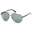 Timberland TB9076 Sunglasses - Matte Black Frame Color, Green Lens Color