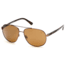 Timberland TB9076 Sunglasses - Matte Dark Brown Frame Color, Brown Polarized Lens Color