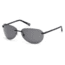 Timberland TB9117 Sunglasses - Matte Black Frame Color, Smoke Lens Color