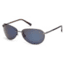 Timberland TB9117 Sunglasses - Matte Gun Metal Frame Color, Smoke Polarized Lens Color