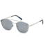 Timberland TB9168 Sunglasses - Shiny Light Nickeltin Frame Color, Smoke Polarized Lens Color
