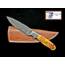 Titan Damascus Fixed Blade Knife 7.3in TD-102, TDK-102