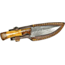 EDEMO Titan Damascus Steel Fixed Knife 8.6in, TD-087, EDEMO1