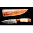 EDEMO Titan Damascus Steel Fixed Knife 8.6in, TD-087, EDEMO1