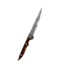 Titan International Knives Damascus Custom Handmade Full Tang Rosewood Handle Steel Hunting Knife, 8 inch, TDK-220