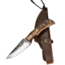 Titan International Knives E3 Carbon 1080 Neck Knife With Forged Scales, Mini Old Timer - Mini Sharp Finger - Rosewood Grip, 3.1in Blade, 6in Overall TC-003