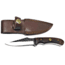Titan International Knives Fixed Blade Knife, 4in, Carbon Steel, Wharncliffe, RoseWood TC-54