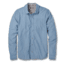 Toad&amp;Co Cutler Mens Long Sleeve Slim Shirt, Bright Indigo, Large T2252801-402-L