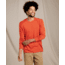 Toad&amp;Co Debug Lightweight Long Sleeve Crew - Mens, Lava Red, Extra Large, T2242709-648-XL