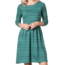 Toad&amp;Co Imogene 3/4 Dress - Women's-Marine Green-Large