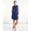 Toad&amp;Co Indigo Ridge SL Dress, Dark Indigo Solid, Large T1792803-923-L