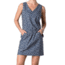 Toad&amp;Co Liv Dress - Women's-Deep Navy Flag Print-Medium