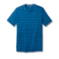 Toad&amp;Co Piers Men's Short Sleeve Tee, Bright Indigo Stripe Print, Large T2002811-442-L