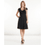 Toad&Co Rosemarie Dress, Black, Extra Large T1172123-100-XL
