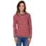 Toad&amp;Co Stripe Out Boat Twist Tee - Women's-Deep Ruby Stripe-Small