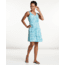 Toad&amp;Co Sunkissed Cutout Dress, Deepwater Herringbone Print, Extra Small T1792801-900-XS