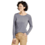 Toad&amp;Co Swifty Jet LS Crew - Womens, Charcoal Heather, Extra Large, T1241910-110-XL