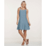 Toad&amp;Co Windsong Strappy Dress, Deepwater Diamond Print, Large T1792802-444-L