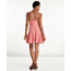 Toad&amp;Co Windsong Strappy Dress, Guava Diamond Print, Large T1792802-653-L