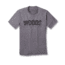 Toad&amp;Co Woods To Live By Men's Graphic Tee, Gray Heather, Large T2002802-040-L