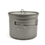 TOAKS Titanium 900ml D115mm Pot, Grey, POT-900-D115