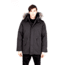 Toboggan Canada Nicky Mid Length Parka, Mens, BLACK/ SILVER, Extra Large, NICKY-BLACK/ SILVER-XL