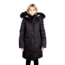 Toboggan Canada Sienna Long Length Down Jacket, Womens, BLACK/ BLACK, Large, SIENNA-BLACK/ BLACK-L