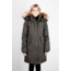 Toboggan Canada Vanessa Heavyweight Down Insulated Jacket - Women's, Forest Green/Racoon, XS, Vanessa-grn-XS