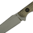 Toor Knives Anaconda Fixed Blade Knife, 3.75in, CPM S35VN, G10 Handle, Ranger Green, Anaconda-Ranger Green
