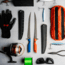 Toor Knives Avalon Fixed Blade Knife, 9 in, CPM-154 Steel, Recurve, G10, Tidal Blue, Dark Grey, Avalon - Tidal Blue
