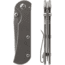 Toor Knives Chasm FL154T Folding Knife, 3.25in, Steel CPM 154, 6AL-4V Titanium, Stone, Chasm-FL154T-Stone