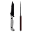 Toor Knives Darter T Fixed Blade Knife, 4.25 in, CPM-M4, Tanto, G10, Disruptive Grey, Black Tru Hide, Darter T - Disruptive Grey