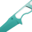 Toor Knives Jank Shank Fixed Blade Knife, 3in, CPM 35VN, Steel Handle, Teal, Jank Shank-Teal