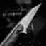 Toor Knives Jank Shank W Fixed Blade Knife, 3in, CPM M4 Steel, G10 Handle, Phantom Grey, Black Hydro Static, Jnk Shnk W - Phntm Gr